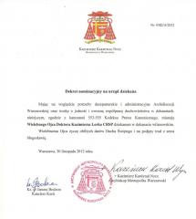 Dekret nominacyjny